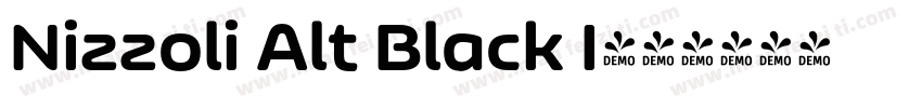 Nizzoli Alt Black I字体转换